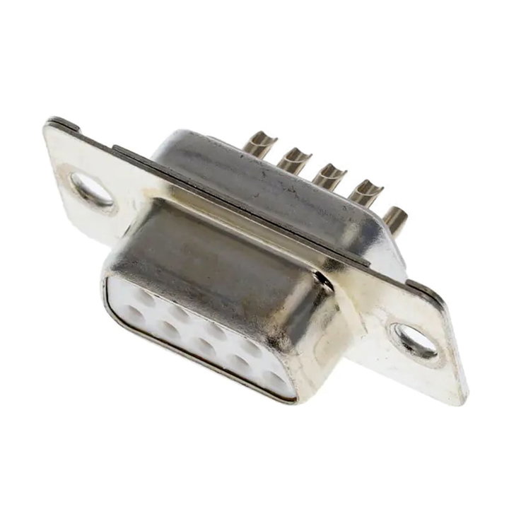 Connector D-SUB 9 Poli Female to Weld - Techly NP IDSUB 09 -S-S