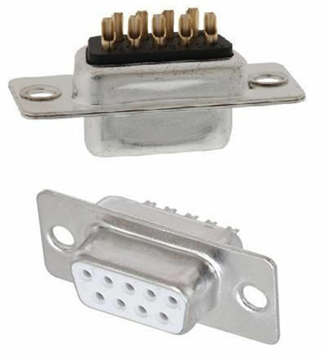Connector D-SUB 9 Poli Female to Weld - Techly NP IDSUB 09 -S-S