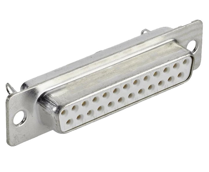 Connector D-SUB 25 Poli Female to Weld - Techly NP IDSUB 25 -S-S