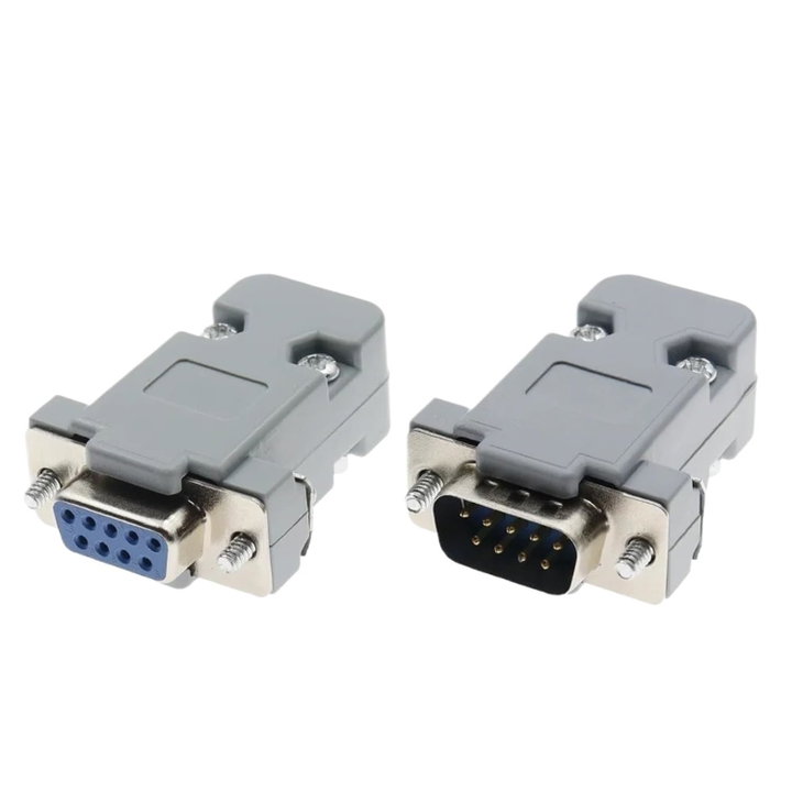 Custodia per D-Sub 9 Poli in Plastica - Techly NP IGP 09 G