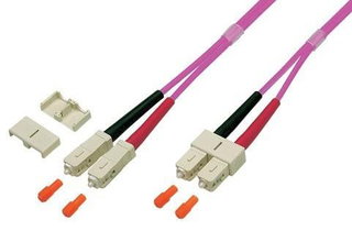 Cavo Fibra Ottica Multimodale OM4 SC/SC 50/125 20m - Techly Professional ILWL D5-B-200/OM4