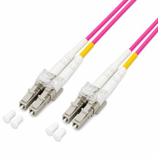 Cavo fibra ottica multimodale OM4 LC/LC 50/125 1m - Techly Professional ILWL D5-LCLC-010/OM4