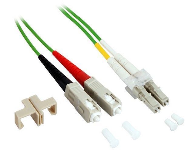 Cavo Fibra Ottica SC/LC 50/125 Multimodale 10m OM5 - OEM ILWL D5-SCLC-100/OM5