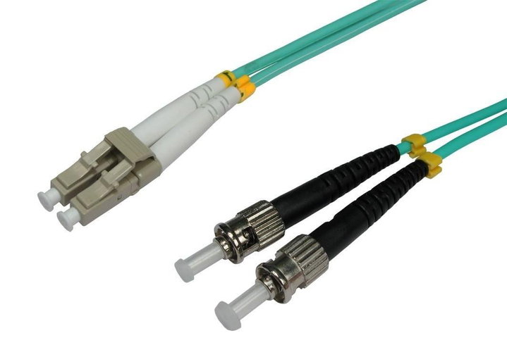 Multimodal Fiber Cable OM 3 ST/LC 50 / 125 10 m - Techly Professional ILWL D 5 -STLC- 100 /OM 3