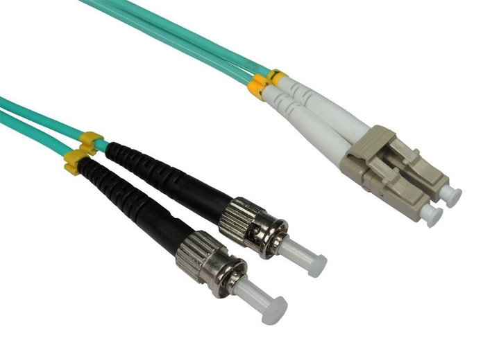 Multimodal Fiber Cable OM 3 ST/LC 50 / 125 10 m - Techly Professional ILWL D 5 -STLC- 100 /OM 3