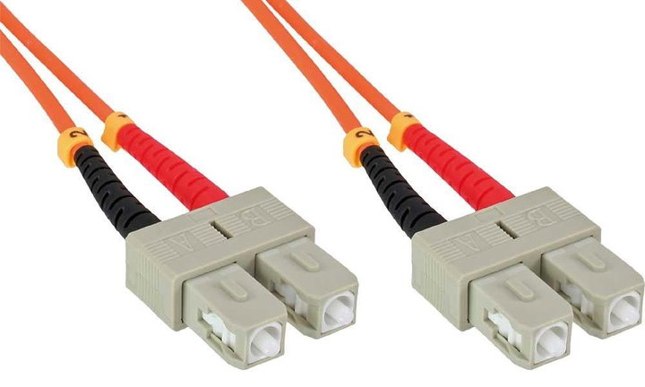 Cavo Fibra Ottica Multimodale OM1 SC/SC 62,5/125 10m - Techly Professional ILWL D6-B-100