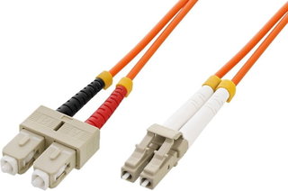 Cavo Fibra Ottica Multimodale OM1 SC/LC 62,5/125 1m - Techly Professional ILWL D6-SCLC-010