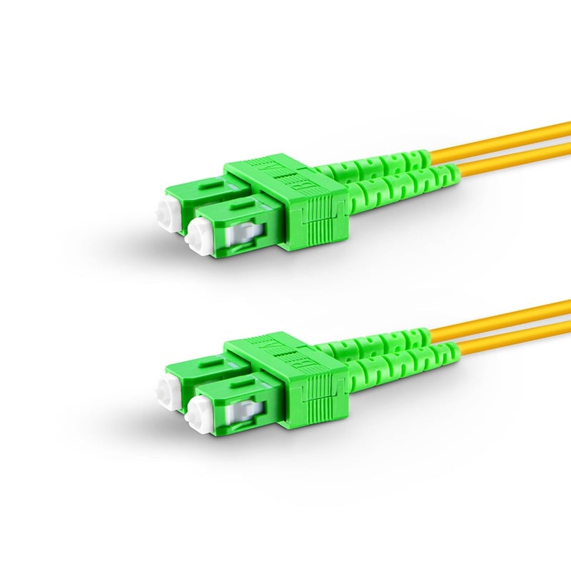 Single Mode Fiber Cable OS 2 SC/APC Duplex 9 / 125 G 657 .A 2 10 m - Techly Professional ILWL D 9 -BA- 100