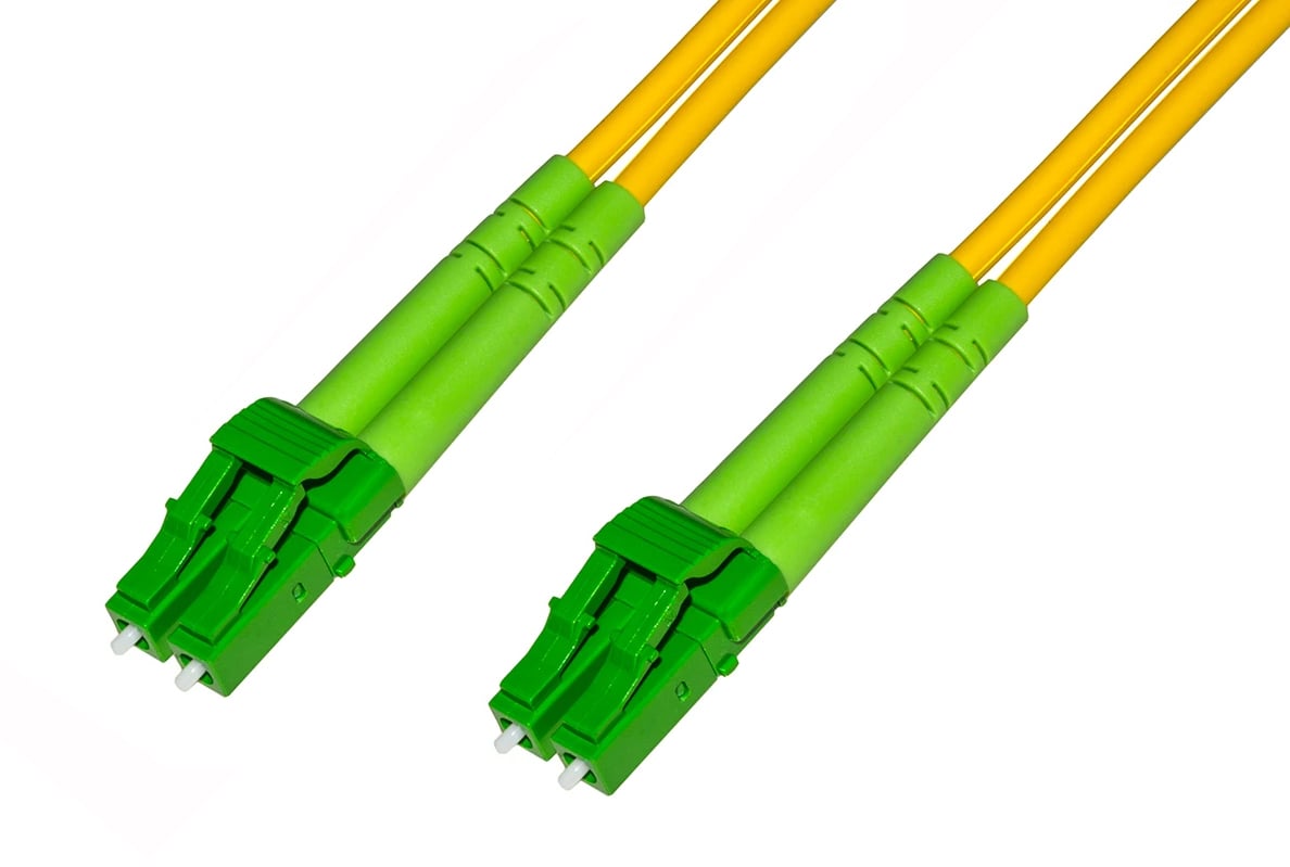 Cavo in Fibra Ottica Monomodale OS2 LC-APC Duplex a LC-APC Duplex 9/125 G657.A2 1m - Techly Professional ILWL D9-LCALCA-010