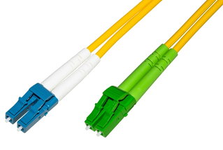 Cavo Fibra Ottica Monomodale OS2 LC/APC a LC/UPC Duplex 9/125 G657.A2 2m - Techly Professional ILWL D9-LCALCU-020