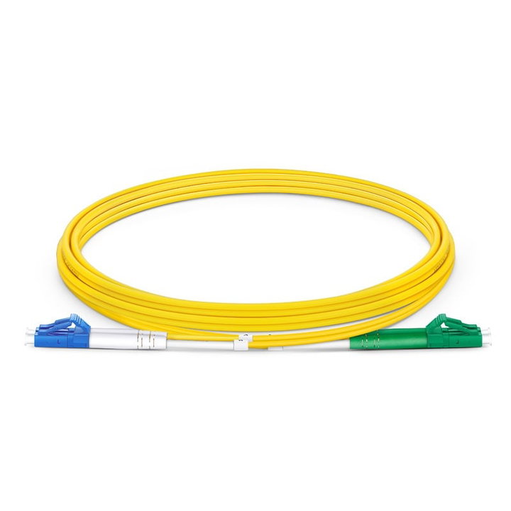 Cavo Fibra Ottica Monomodale OS2 LC/APC a LC/UPC Duplex 9/125 G657.A2 10m - Techly Professional ILWL D9-LCALCU-100