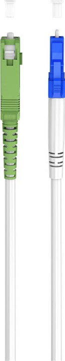 Cavo in Fibra Ottica FTTH Monomodale SC-APC (8°)/LC-UPC OS2 9/125 Simplex 3m - Goobay ILWL D9-MAL-030