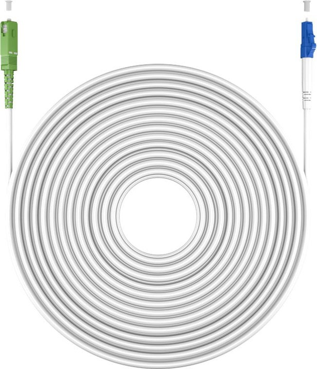 Cavo in Fibra Ottica FTTH Monomodale SC-APC (8°)/LC-UPC OS2 9/125 Simplex 15m - Goobay ILWL D9-MAL-150