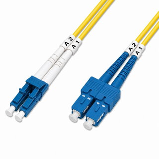 Cavo Fibra Ottica Monomodale OS2 SC/LC 9/125 1m - Techly Professional ILWL D9-SCLC-010