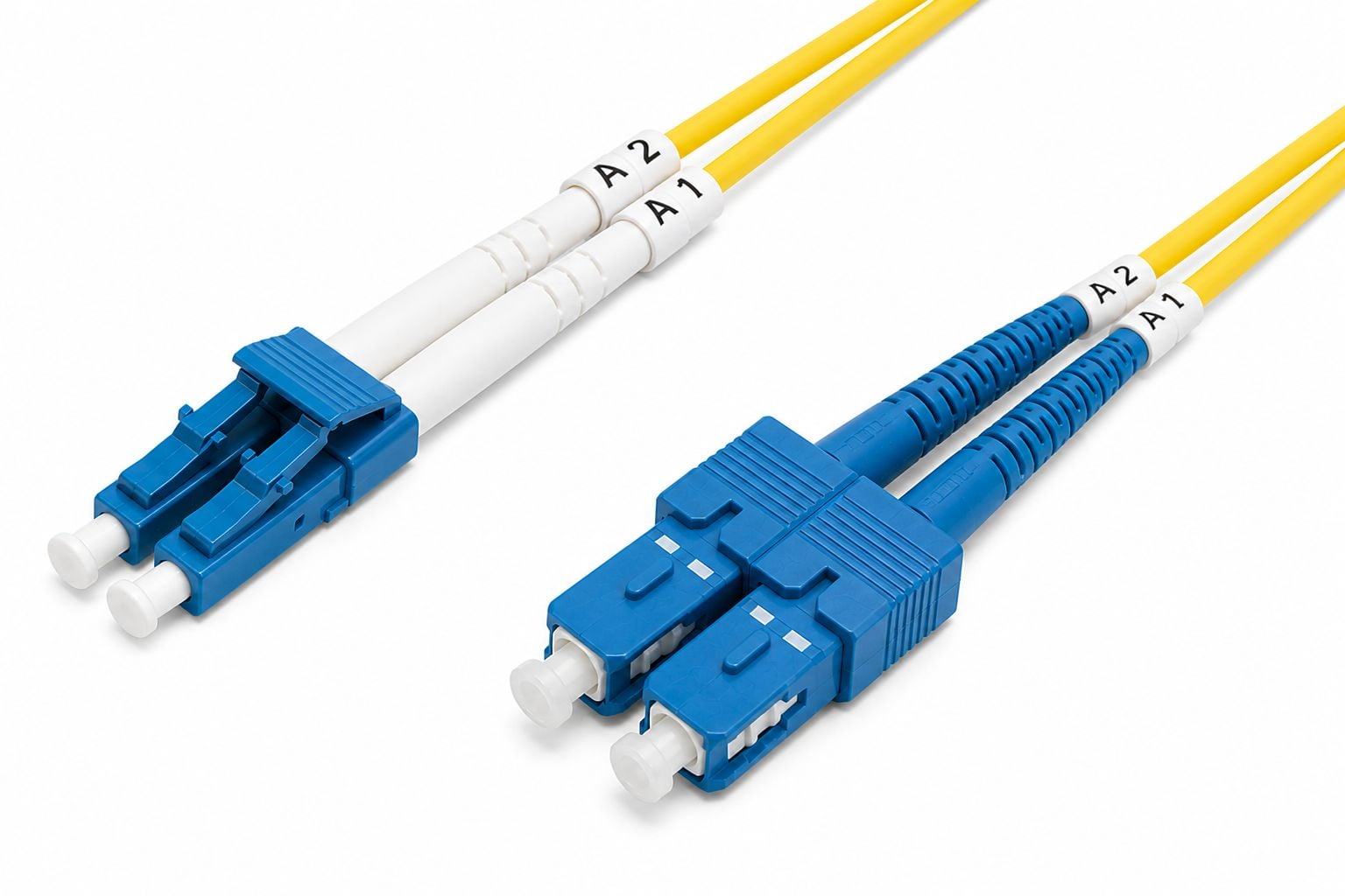 Cavo Fibra Ottica Monomodale OS2 SC/LC 9/125 15m - Techly Professional ILWL D9-SCLC-150