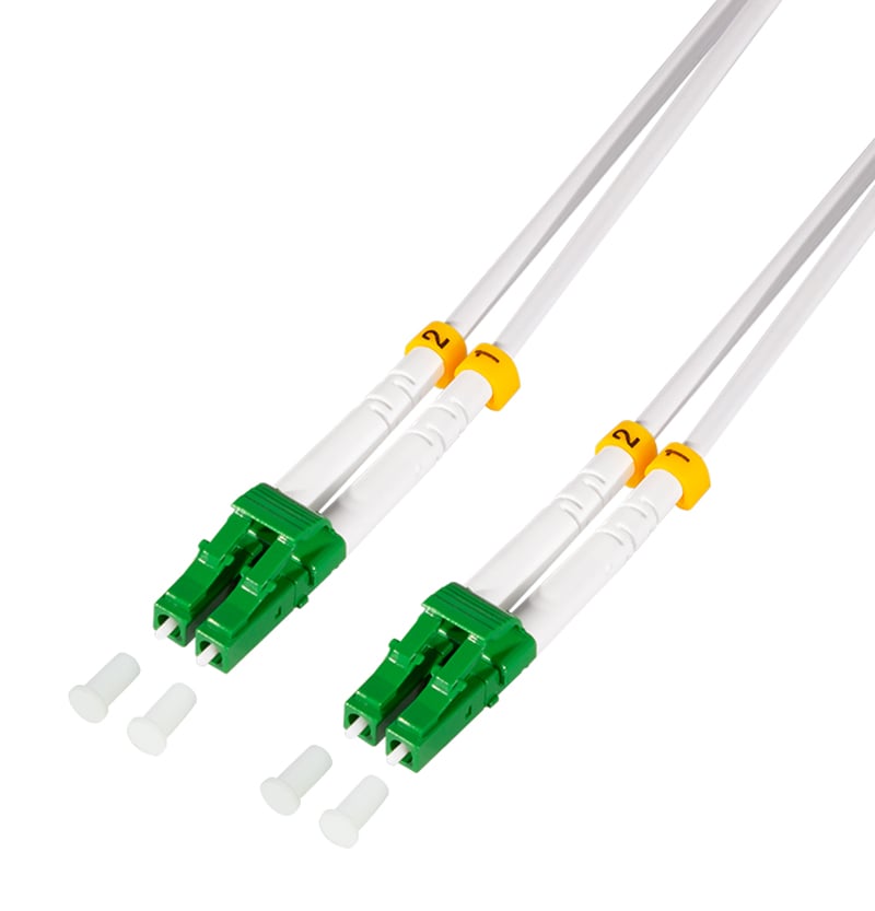 Optical Fiber Cable Armed OS 2 LC/APC Steel Duplex 9 / 125 3 m - Logilink ILWL D 9 A-LCAPC- 030