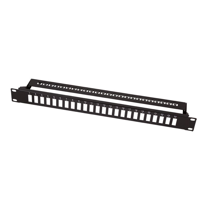 Pannello di Distribuzione 24 bussole SC Duplex / LC Quad 1U Nero - Logilink ILWL FOP-24SCD-BK