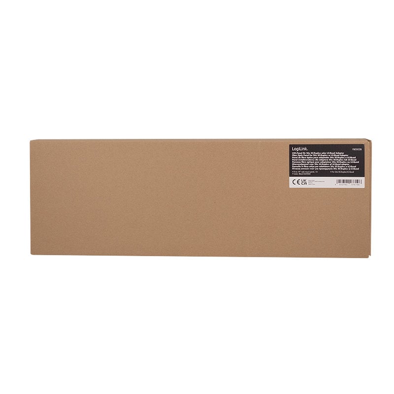 Pannello di Distribuzione 24 bussole SC Duplex / LC Quad 1U Nero - Logilink ILWL FOP-24SCD-BK