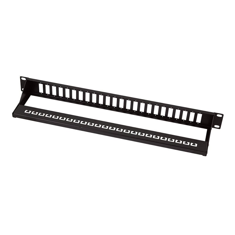 Pannello di Distribuzione 24 bussole SC Duplex / LC Quad 1U Nero - Logilink ILWL FOP-24SCD-BK