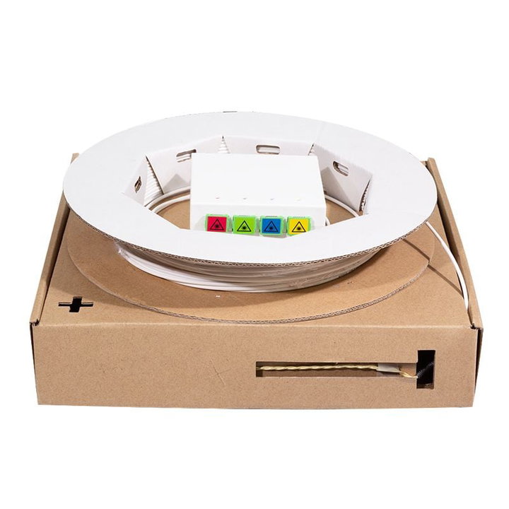 FTTH 4 x SC/APC Optic termination box with cable 30 installation m - Logilink ILWL FT 4 -SCAPC- 3