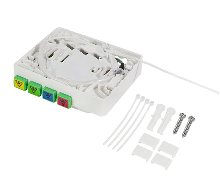 FTTH 4 x SC/APC Optic termination box with cable 30 installation m - Logilink ILWL FT 4 -SCAPC- 3