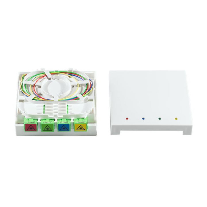 Scatola di Terminazione Ottica FTTH 4x SC/APC con Cavo Installazione 40m - Logilink ILWL FT4-SCAPC-4