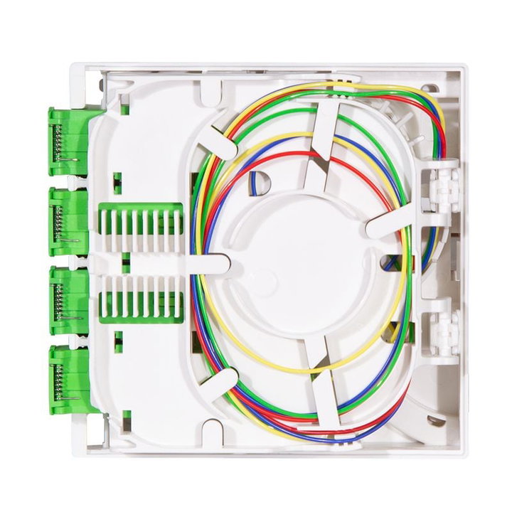 Scatola di Terminazione Ottica FTTH 4x SC/APC con Cavo Installazione 40m - Logilink ILWL FT4-SCAPC-4