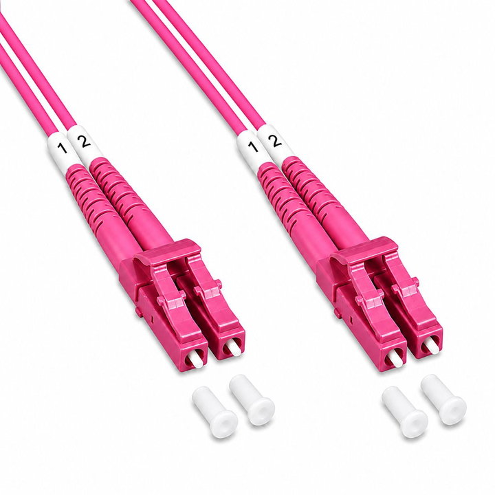 Cavo Fibra Ottica Multimodale OM4 LC/LC 50/125 1m - Techly Professional ILWL OM412-LCLC-010T
