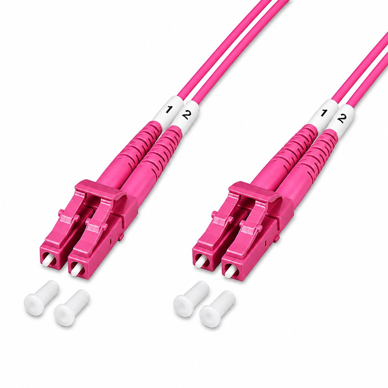 Multimodal fibre cable OM 4 LC/LC 50 / 125 2 m - Techly Professional ILWL OM 412 -LCLC- 020 T