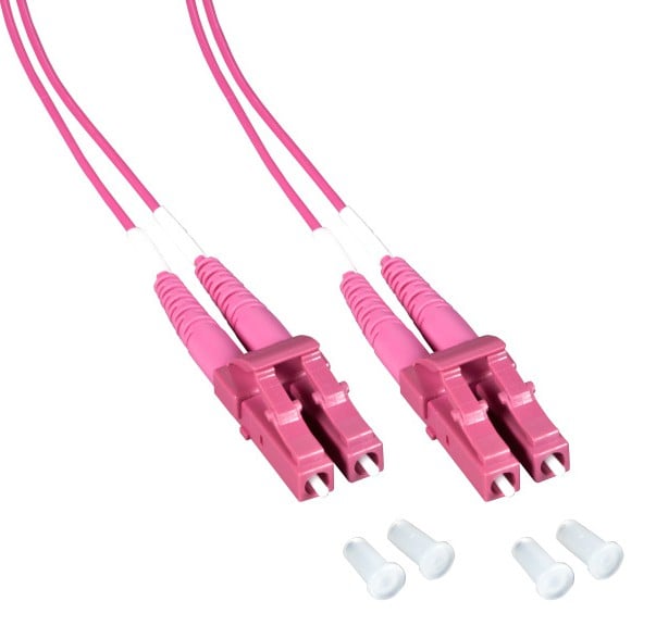 Cavo Fibra Ottica Multimodale OM4 LC/LC 50/125 5m - Techly Professional ILWL OM412-LCLC-050T