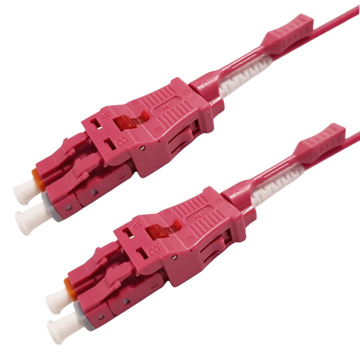 Cavo Fibra Ottica Multimodale Uniboot HD OM4 LC/LC 50/125 10m - Techly Professional ILWL OM4U-LCLC-100TY