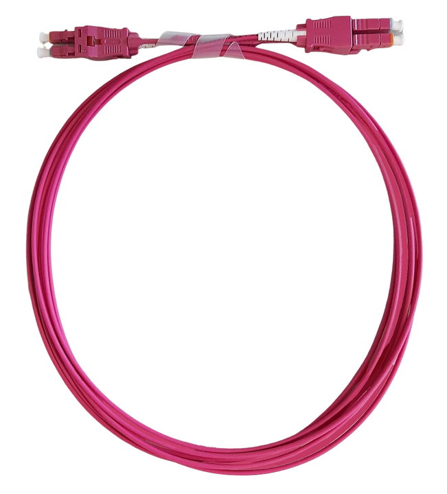 Cavo Fibra Ottica Multimodale Uniboot HD OM4 LC/LC 50/125 10m - Techly Professional ILWL OM4U-LCLC-100TY