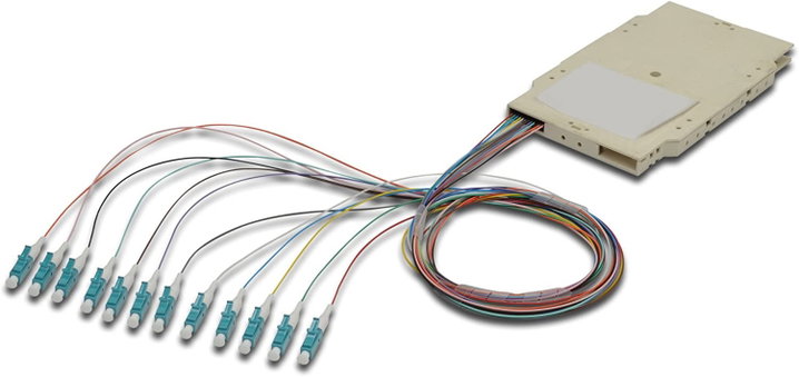 Junction box Equipped with 12 Pigtail Fiber Multimodale OM 3 LC 50 / 125 2 m - OEM ILWL PG-LC-OM 3 -SPC
