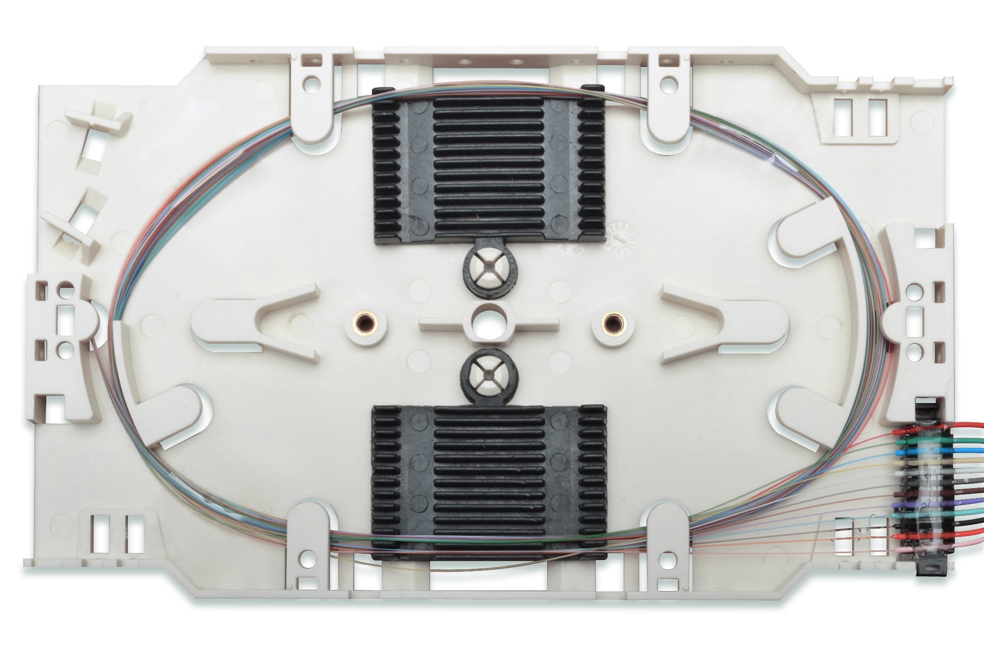 Junction box Equipped with 12 Pigtail Fiber Multimodale OM 3 LC 50 / 125 2 m - OEM ILWL PG-LC-OM 3 -SPC