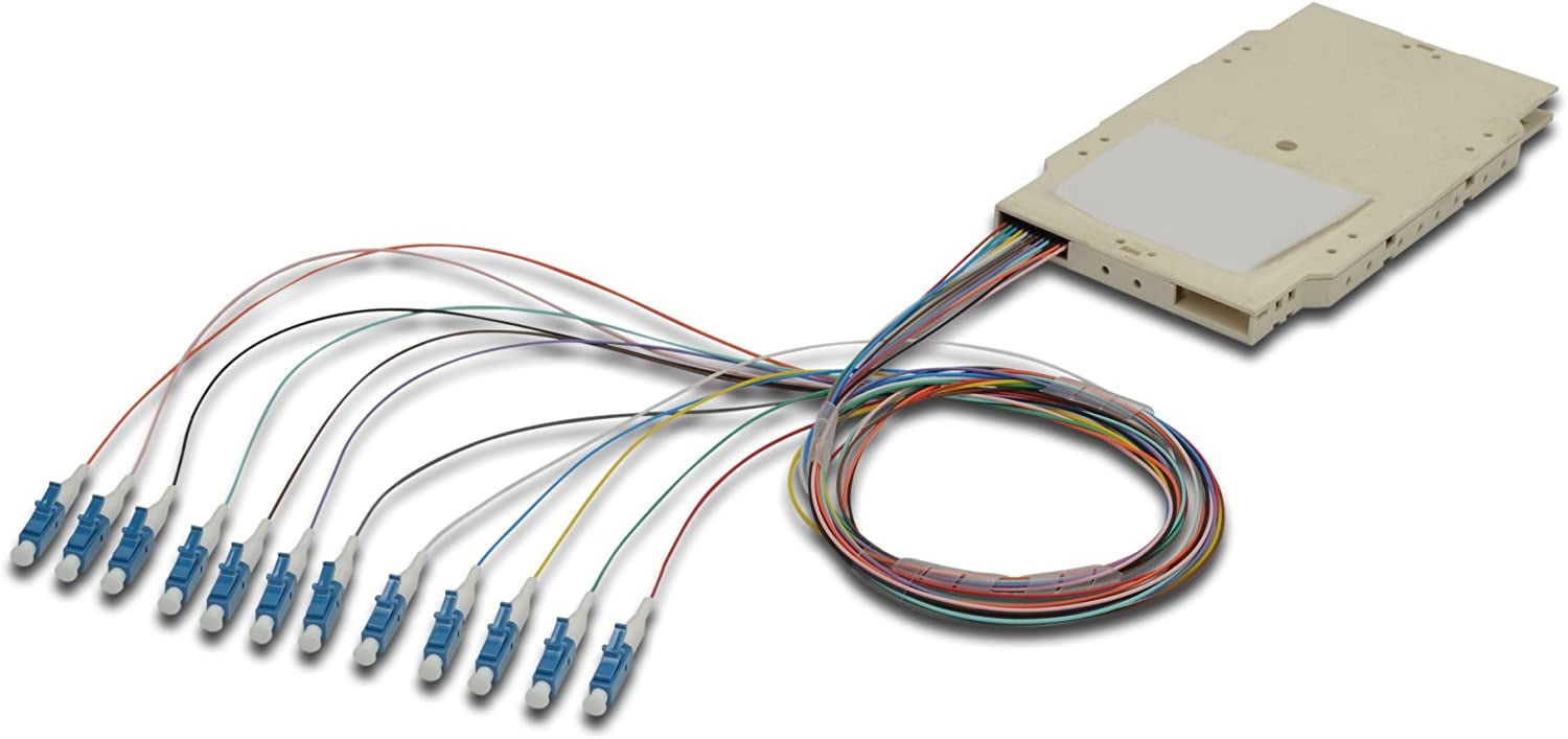 Cassetta di Giunzione Attrezzata con 12 Pigtail Fibra Monomodale OS2 LC 9/125 2m - ILWL PG-LC-OS2-SPC