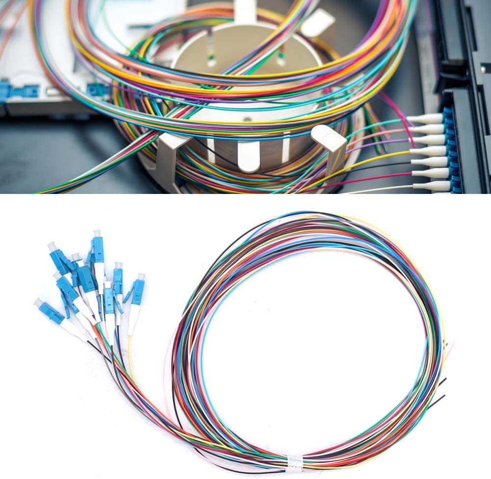 Set 12 Pigtail Fibra Ottica Monomodale OS2 LC 9/125 2m - Techly Professional ILWL PG-LC-OS2