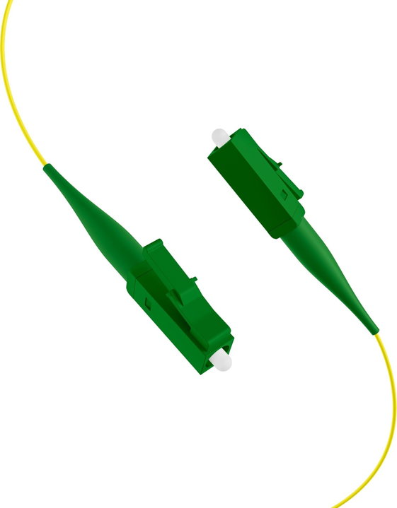 Set 12 Pigtail Fiber Optic Monomodal OS 2 LC/APC G 652 D 2 m Yellow - ILWL PG-LC/APC-OS 2