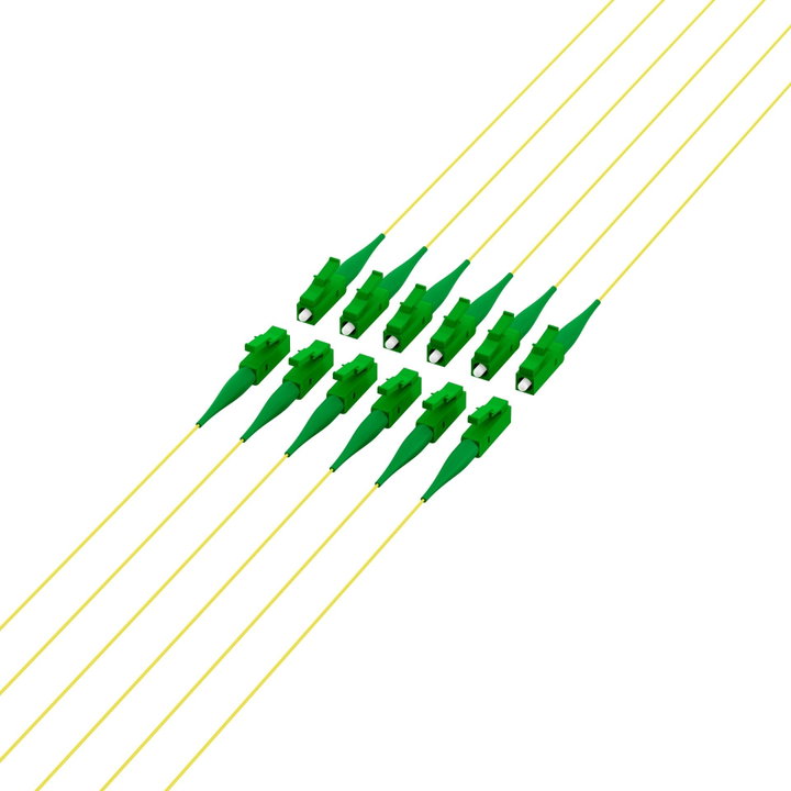 Set 12 Pigtail Fiber Optic Monomodal OS 2 LC/APC G 652 D 2 m Yellow - ILWL PG-LC/APC-OS 2