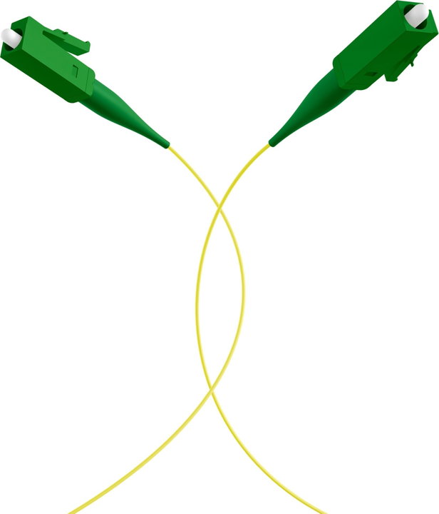 Set 12 Pigtail Fiber Optic Monomodal OS 2 LC/APC G 652 D 2 m Yellow - ILWL PG-LC/APC-OS 2