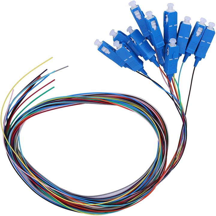 Cassetta di giunzione attrezzata con 12 pigtail fibra monomodale OS2 SC 9/125 2m - OEM ILWL PG-SC-OS2-SPC