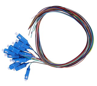 Set 12 Pigtail Fiber Optic Monomodal OS 2 SC 9 / 125 2 m - Techly Professional ILWL PG-SC-OS 2