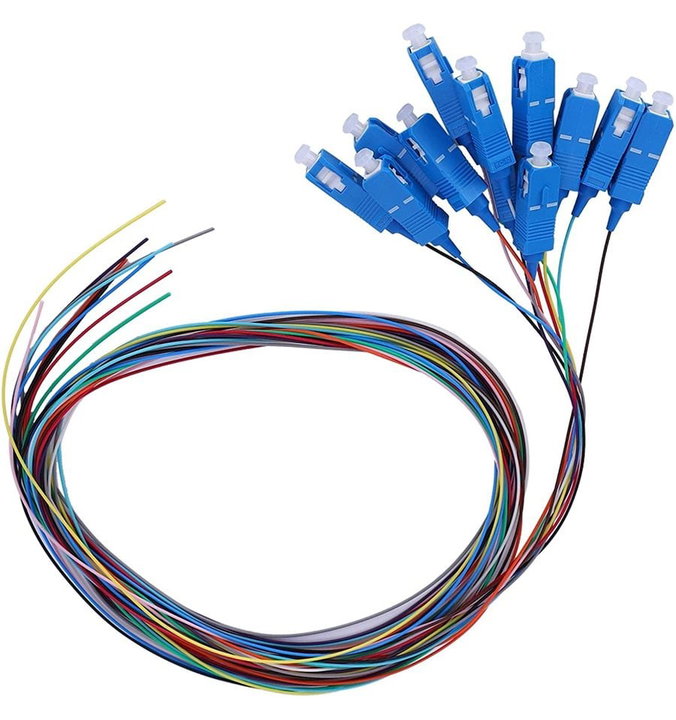 Set 12 Pigtail Fibra Ottica Monomodale OS2 SC 9/125 2m - Techly Professional ILWL PG-SC-OS2