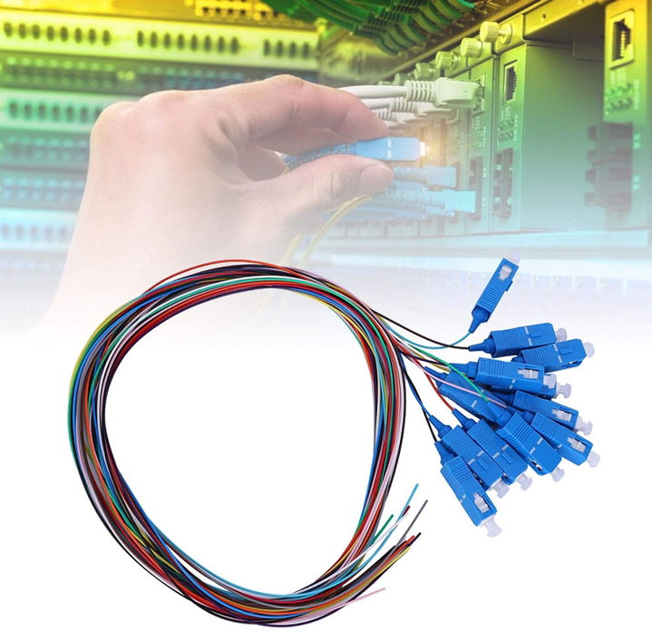 Junction box equipped with 12 pigtail fiber monomodal OS 2 SC/APC 9 / 125 2 m - OEM ILWL PG-SC-OS 2 A-SPC