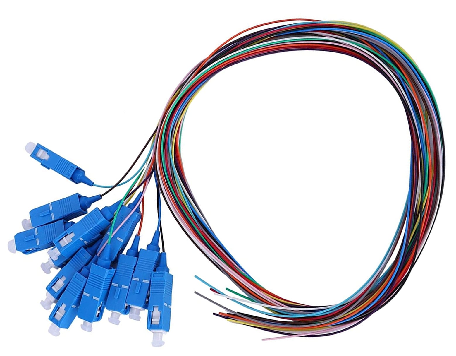 Junction box equipped with 12 pigtail fiber monomodal OS 2 SC/APC 9 / 125 2 m - OEM ILWL PG-SC-OS 2 A-SPC