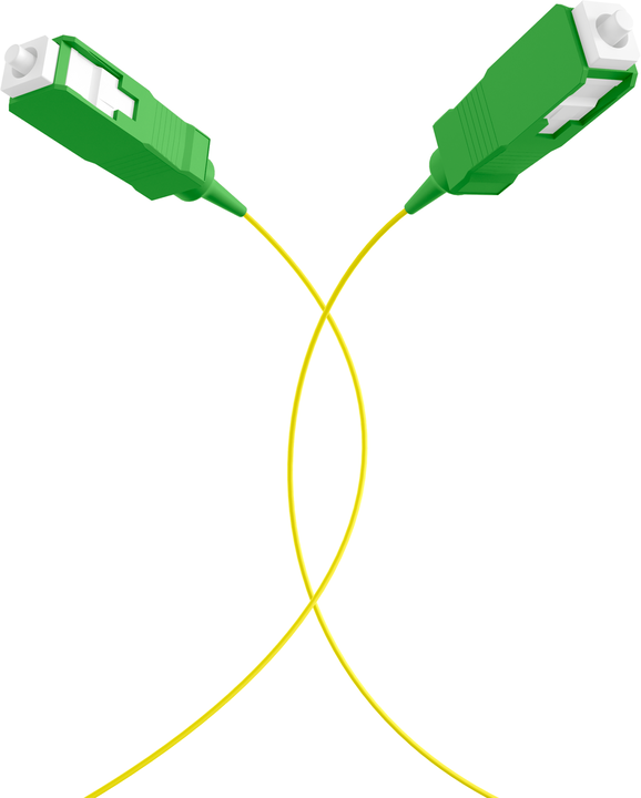 Set 12 Pigtail Fiber Optic Monomodal OS 2 SC/APC G 657 A 2 2 m Yellow - ILWL PG-SC/APC-OS 2 A