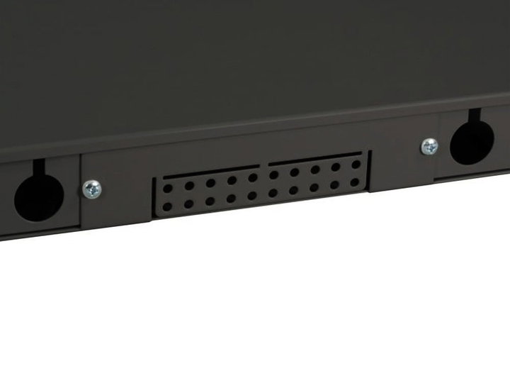 Cassetto ottico 19" 1HE 12 bussole SC Simplex multimodale nero - OEM ILWL SB-DT-12SCSM