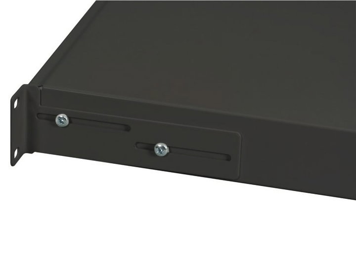 Cassetto ottico 19" 1HE 12 bussole SC Simplex multimodale nero - OEM ILWL SB-DT-12SCSM