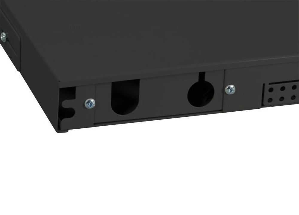 Cassetto Ottico 19'' con 24 bussole SC Duplex Monomodale Nero - ILWL SB-DT-24SCDS