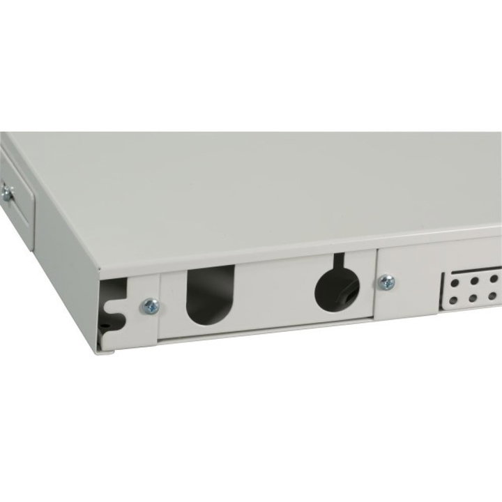 Cassetto Ottico 19" 1U 24 bussole SC Duplex Monomodale Grigio - ILWL SB-DT-24SCDSG