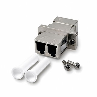 Duplex LC Multimodal metal compass adapter - ILWL-ADAP-LCMM